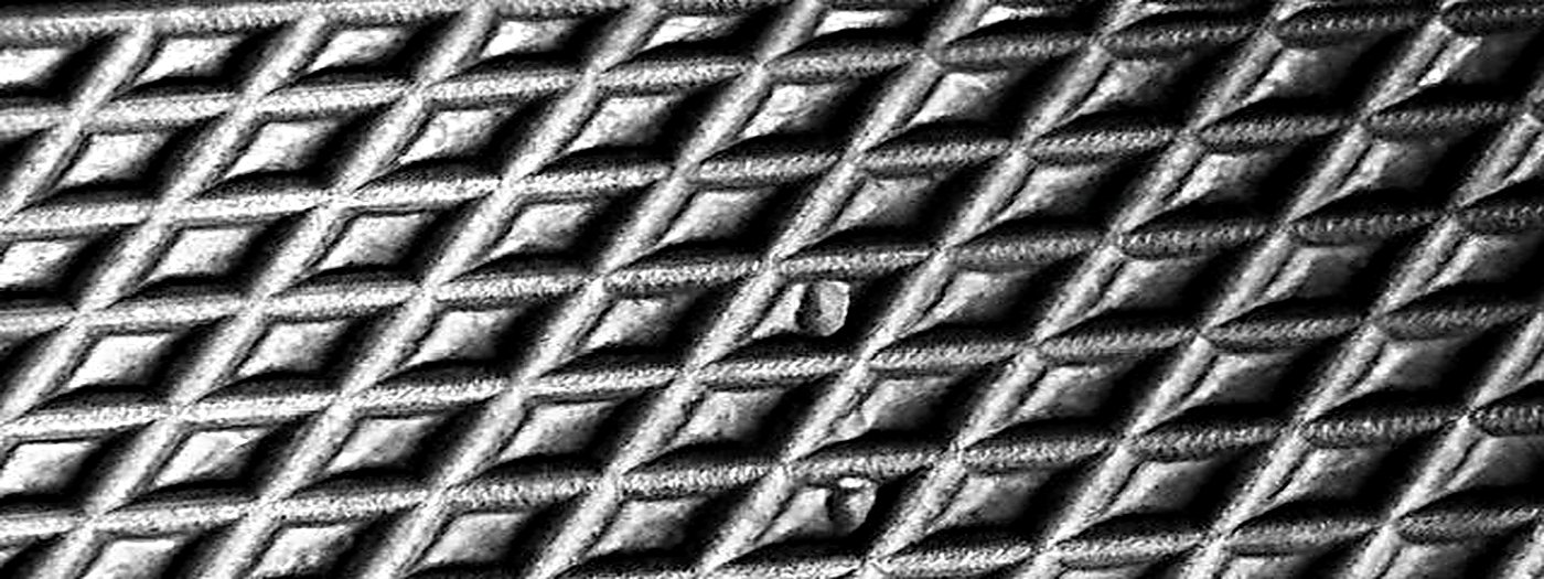 Blade steel close-up detail